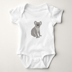 Cute Koala Australian Animal  Baby Bodysuit