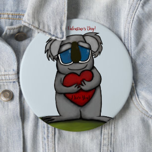 Cute Koala Bear 6 Cm Round Badge