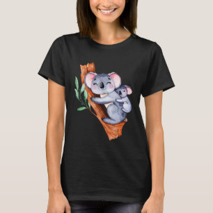 Cute Koala Bear And Baby  Australian Animal Lovers T-Shirt