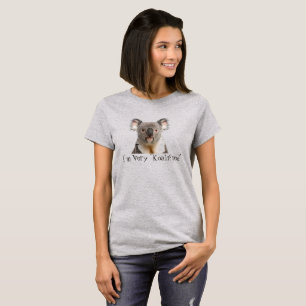Cute Koala Bear Animal Very Koalified Fun Quote T-Shirt