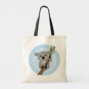 Cute Koala Bear - Blue Grey Tote Bag
