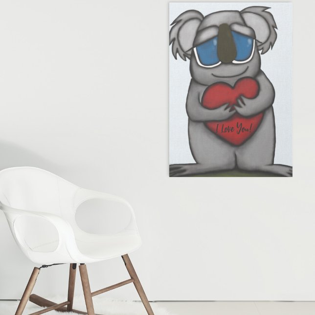 Cute Koala Bear  Canvas Print (Creator Uploaded)