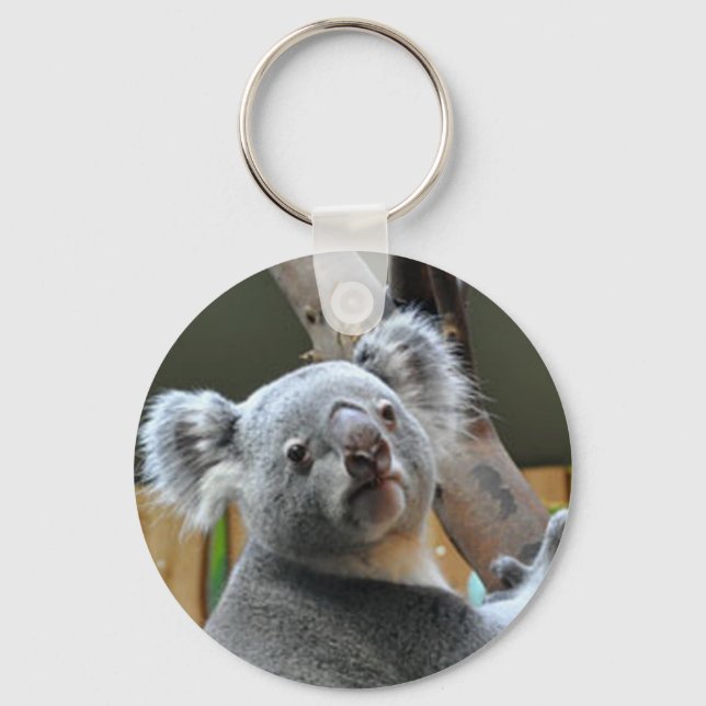 "Cute Koala Bear" design  gifts and products Key Ring (Front)