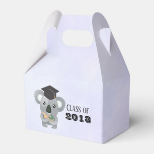 Cute Koala Bear in Graduation Cap Class of Favour Box