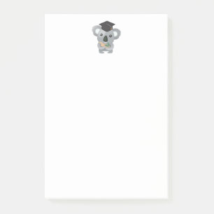 Cute Koala Bear in Graduation Cap Post-it Notes