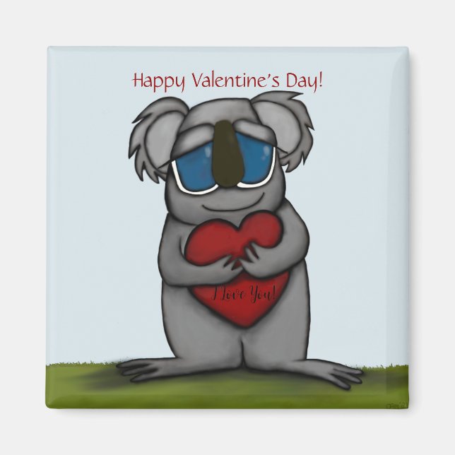 Cute Koala Bear Magnet (Front)