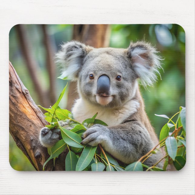 Cute Koala Bear Mouse Mat (Front)