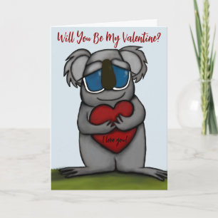 Cute Koala Bear Note Card