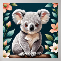 Cute Koala Bear Poster