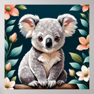 Cute Koala Bear Poster