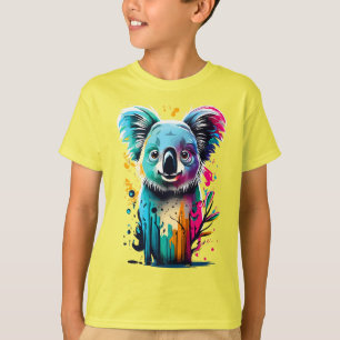 Cute Koala Bear T-Shirt - Koala Bear Colourful