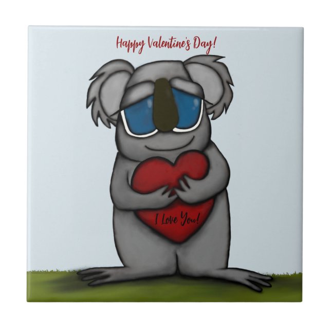 Cute Koala Bear Tile (Front)