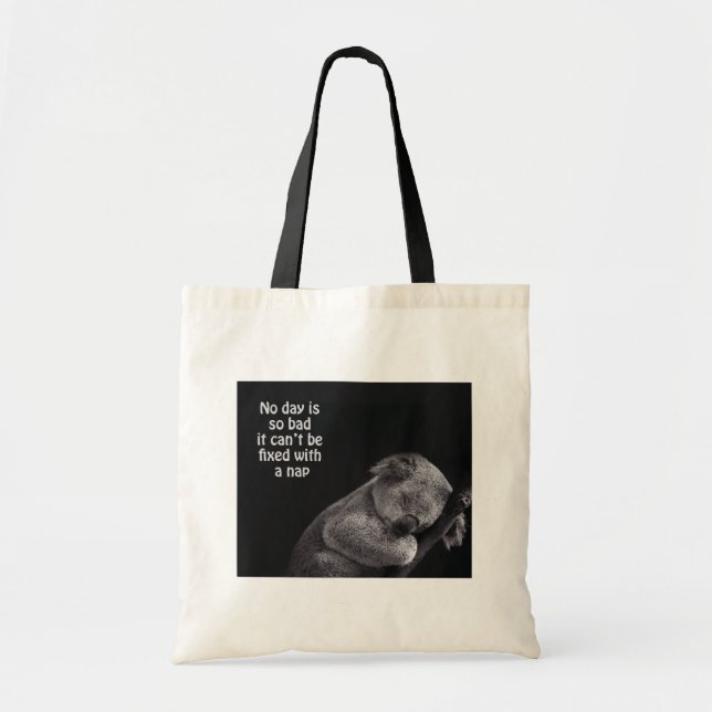 cute koala bear tote bag (Front)