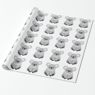 Cute Koala Bear Wrapping Paper