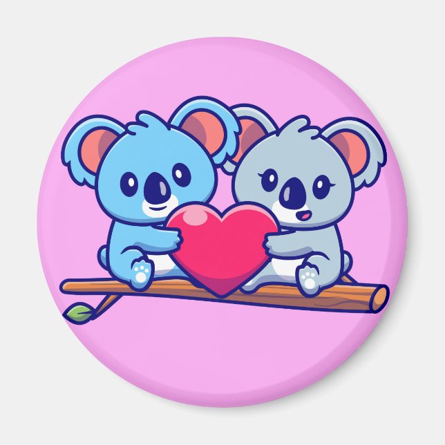 Cute Koala Bears Magnet (Front)