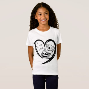 Cute Koala Birthday Cake Love  T-Shirt