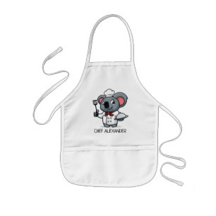 Cute Koala Chef Personalise Kids' Apron