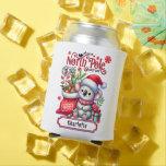 Cute Koala Chirstmas Personalised Name Can Cooler<br><div class="desc">Cute Koala Chirstmas Personalised Name Cute Koala Chirstmas Personalised Name Holiday Can Coolers features a cute Koala wearing a Santa hat and scarf with a Santa sack. Perfect for Christmas gifts,  Christmas parties and holiday celebrations,  birthdays and more. Created by Evco Studio www.zazzle.com/store/evcostudio</div>