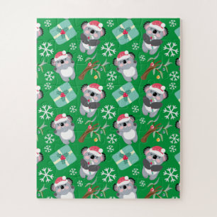 Cute Koala Christmas Jigsaw Puzzle