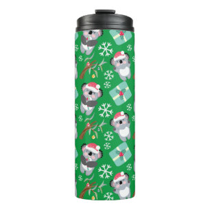 Cute Koala Christmas Thermal Tumbler