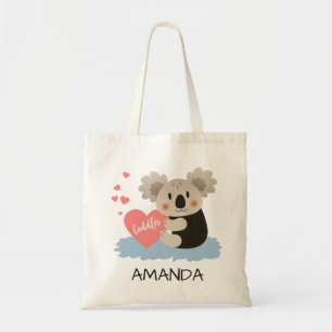 Cute Koala Cuddles ID386 Tote Bag