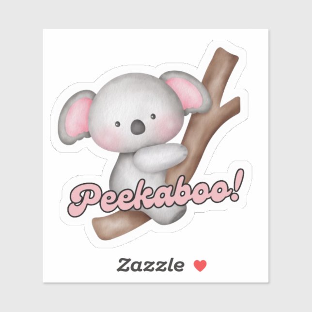 Cute Koala Die Cut Sticker (Sheet)
