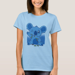 Cute Koala Eating Leaves T-Shirt