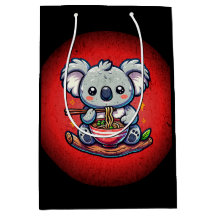 Cute Koala eating Ramen
