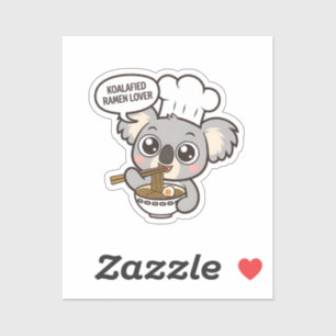 Cute Koala enjoying Ramen