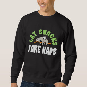 Cute Koala Graphic - Funny Animal Quote Sweatshirt