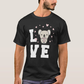 Cute Koala Heart Koalas Animal Australia Cute Koal T-Shirt