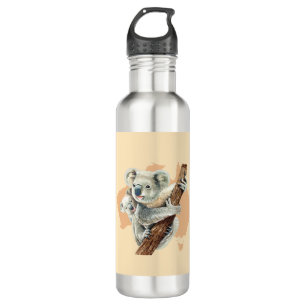 Cute Koala Mom and Baby 710 Ml Water Bottle