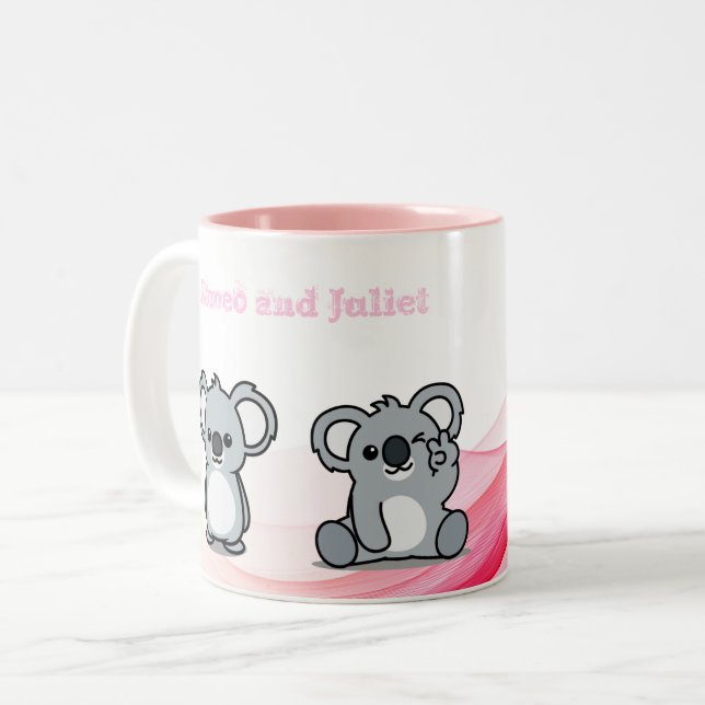 cute koala mug personalised (Front Left)