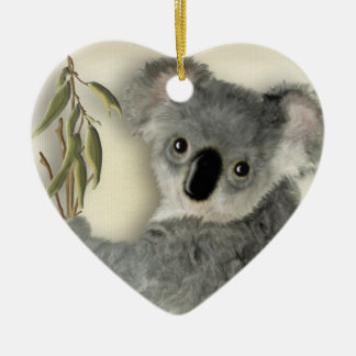 Cute Koala Personalised Ceramic Tree Decoration