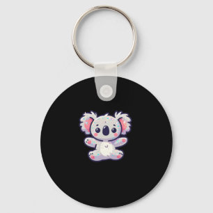 Cute Koala Sticker Key Ring