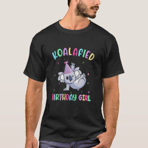 Cute Koalafied Birthday Girls Koala Bear Kids T-Shirt