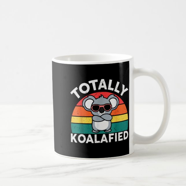 Cute Koalafied Shirt Dad Men Kids Boys Girls Women Coffee Mug (Right)