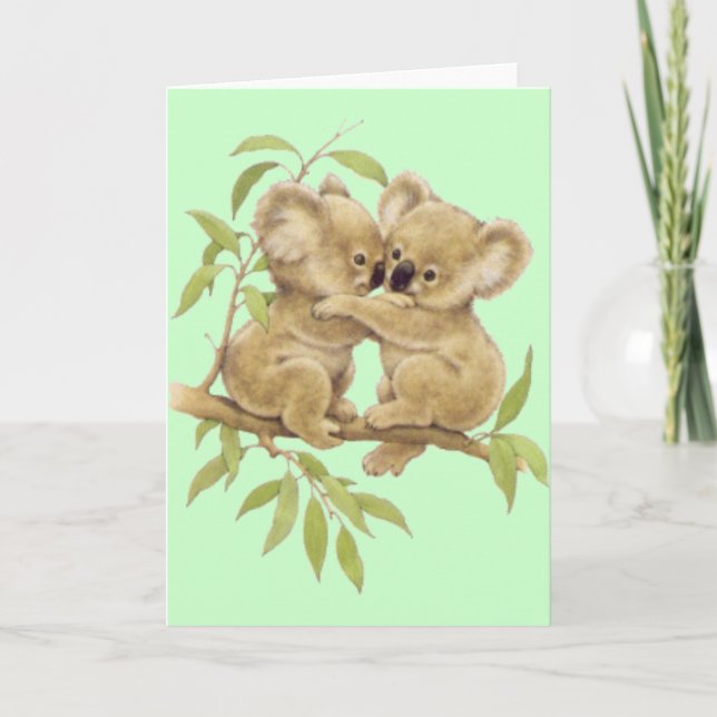 Cute Koalas Card (Front)