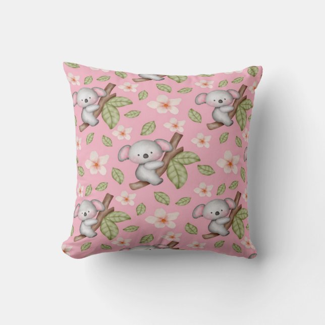 cute koalas cushion (Front)