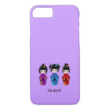 Cute kokeshi dolls cartoon name