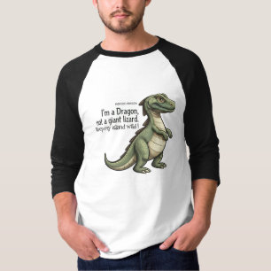 Cute Komodo Dragon Not A Giant Lizard Funny T-Shir T-Shirt