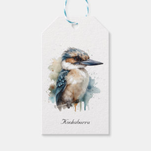 Cute Kookaburra on a Branch, custom Gift Tags