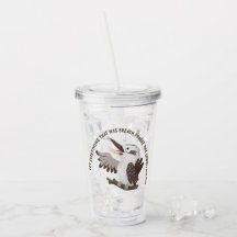 Cute kookaburra praise the Lord bible verse