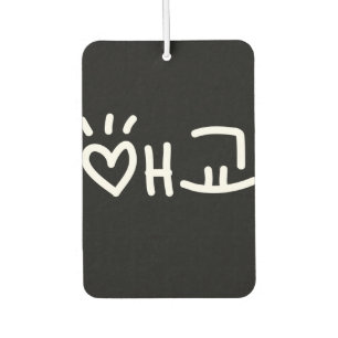 Cute Korean 애교 Aegyo   Hangul Language Air Freshen Car Air Freshener