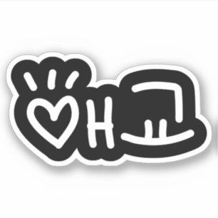 Cute Korean 애교 Aegyo   Hangul Language Sticker