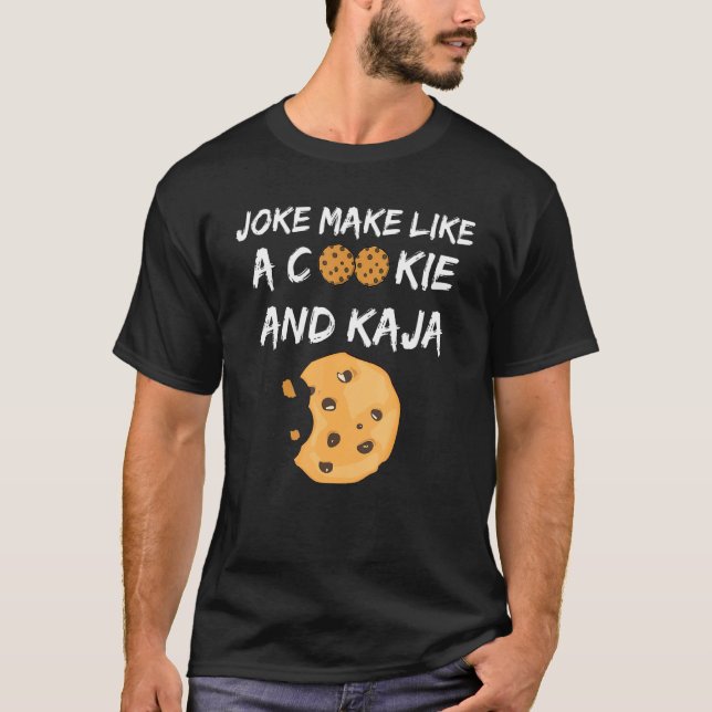 Cute Korean Language Joke Make Like A Cookie And K T-Shirt (Front)