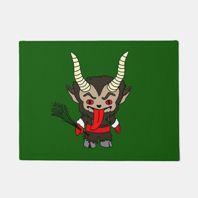 Cute Krampus Doormat (Front)