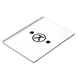 Cute Kuma Bear Kaomoji Japanese Emoticon Text Art Notebook