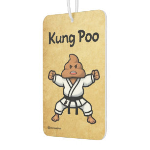 Cute Kung Poo Karate Car Air Freshener