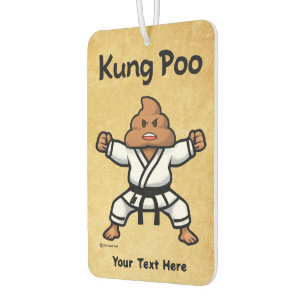 Cute Kung Poo Karate Car Air Freshener
